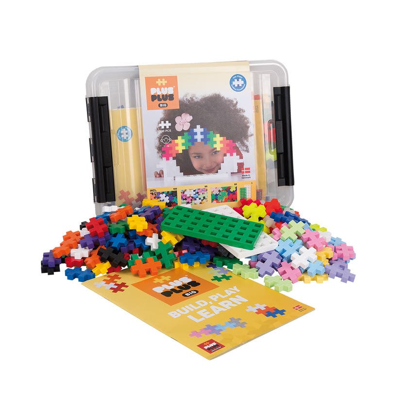 Plus-Plus Big Storage Box Mix / 200 Pcs