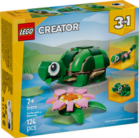 LEGO® Creator 3-i-1 Sköldpadda med näckros 31377
