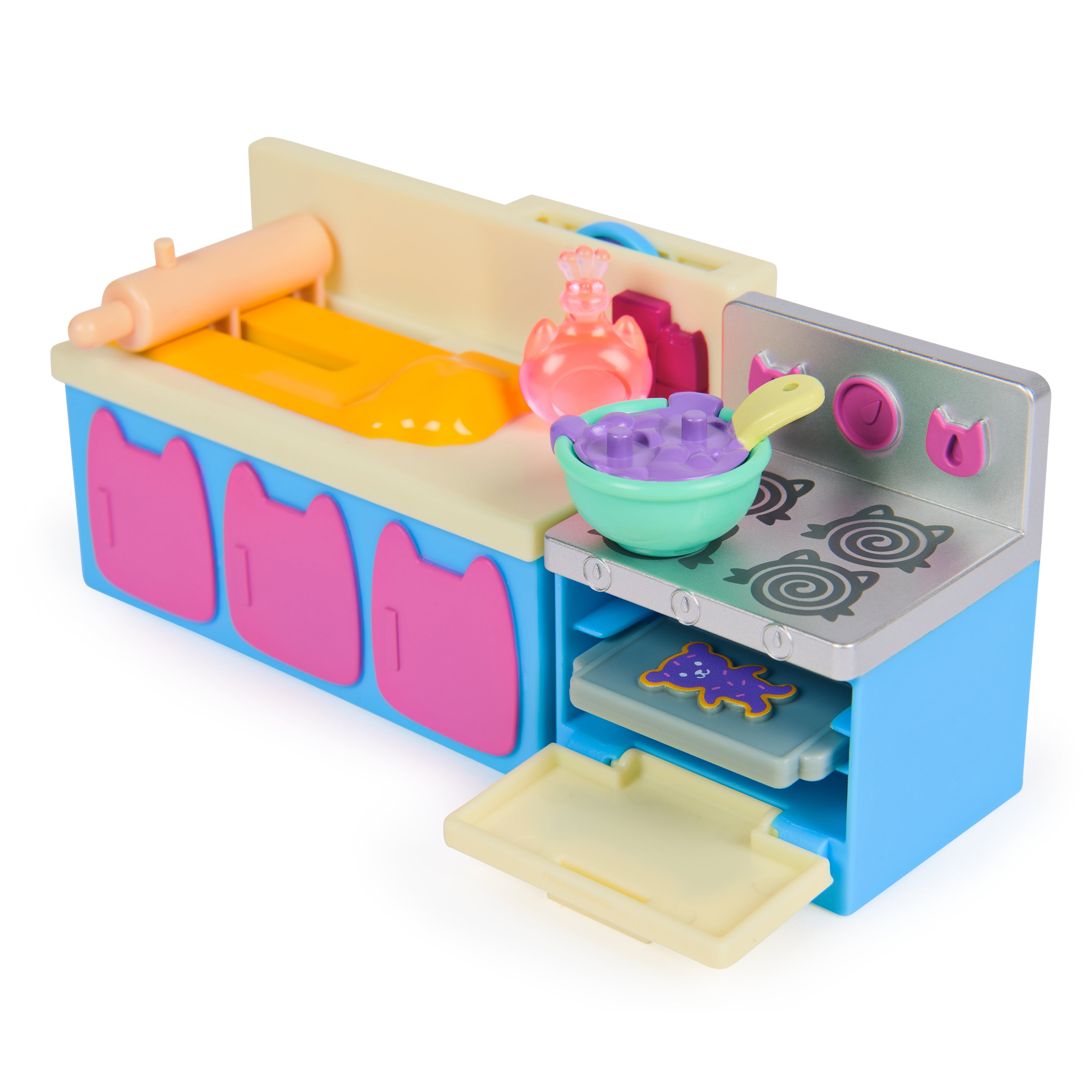Gabby's Dollhouse Cakey Cat Fairy Kitchen Leksakssats