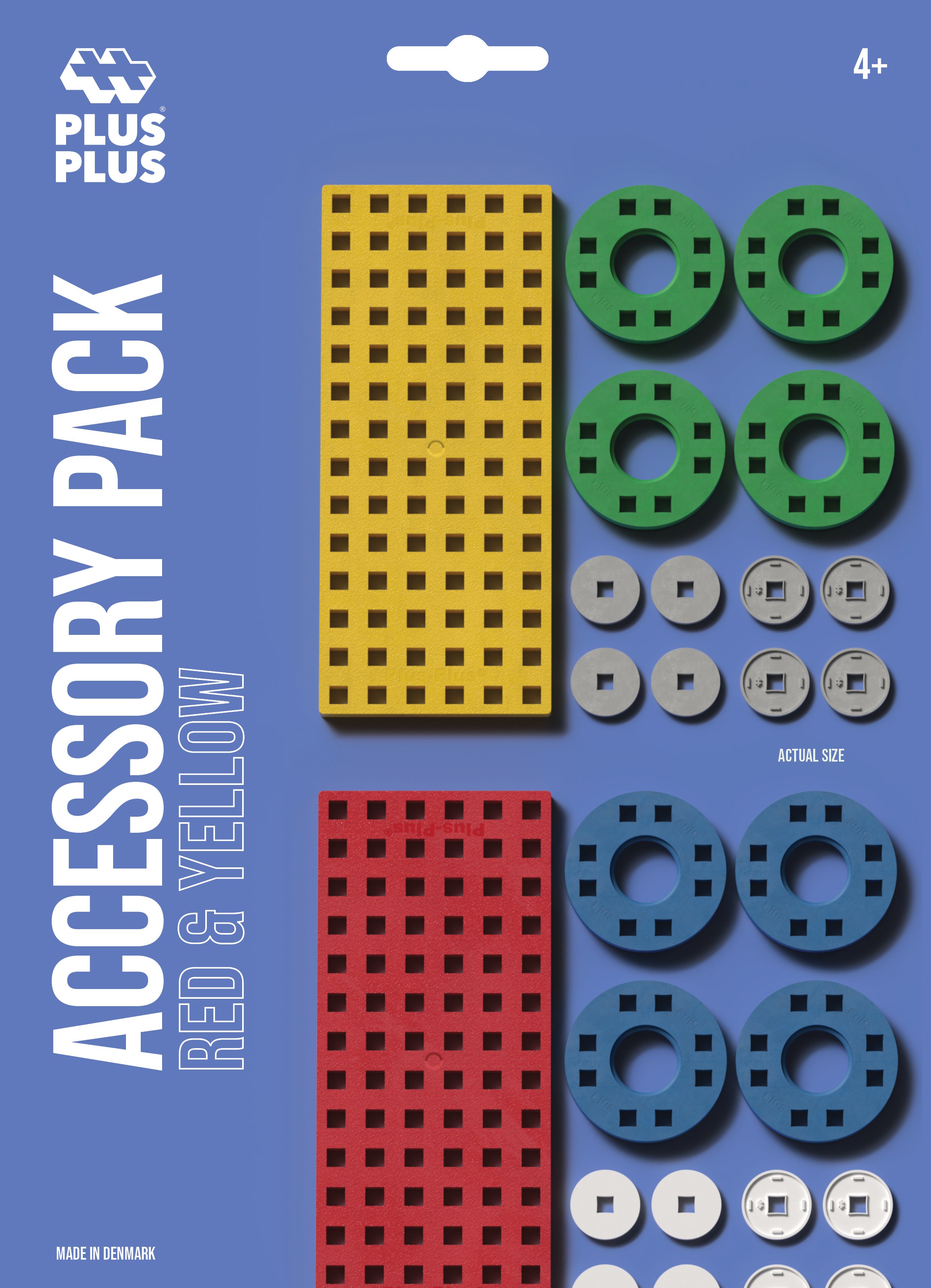 Plus-Plus - Accessory Pack / Red & Yellow