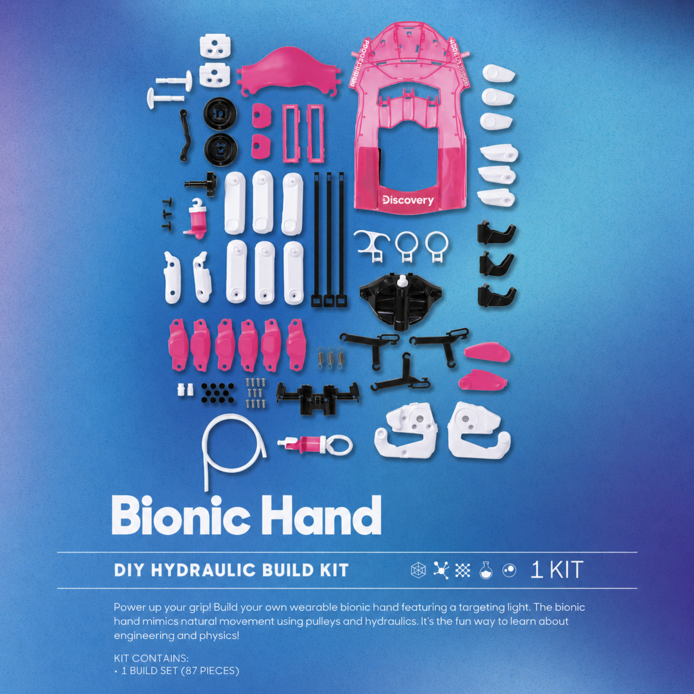 Discovery Hydraulisk Robothand Pink