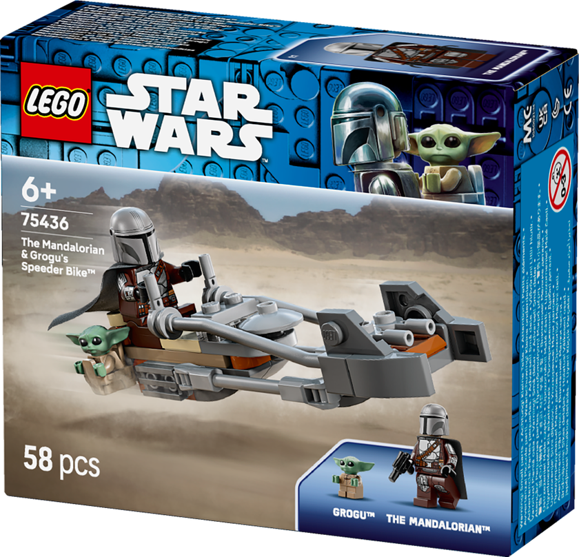 LEGO® Star Wars™ The Mandalorian & Grogu’s Speeder Bike™ 75436