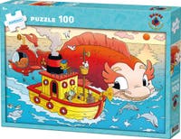 Bamse pussel 100 bitar Havets hemlighet