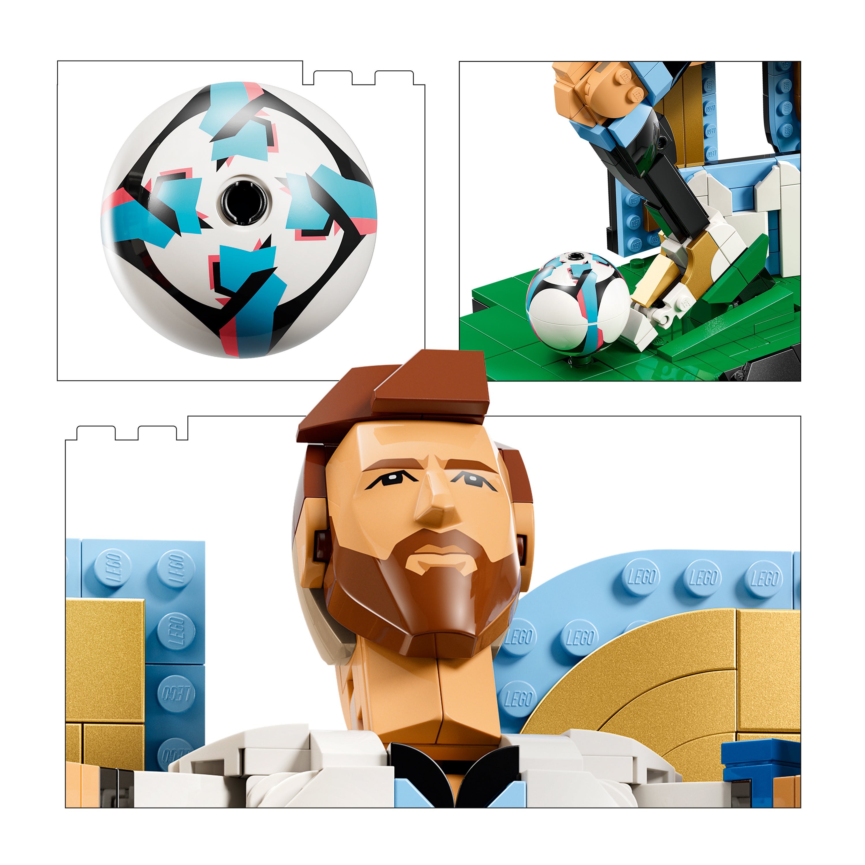 LEGO® Editions Lionel Messi – fotbollslegend Set 43015