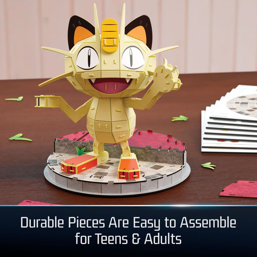 4D Build Pokémon Meowth 3D-pussel