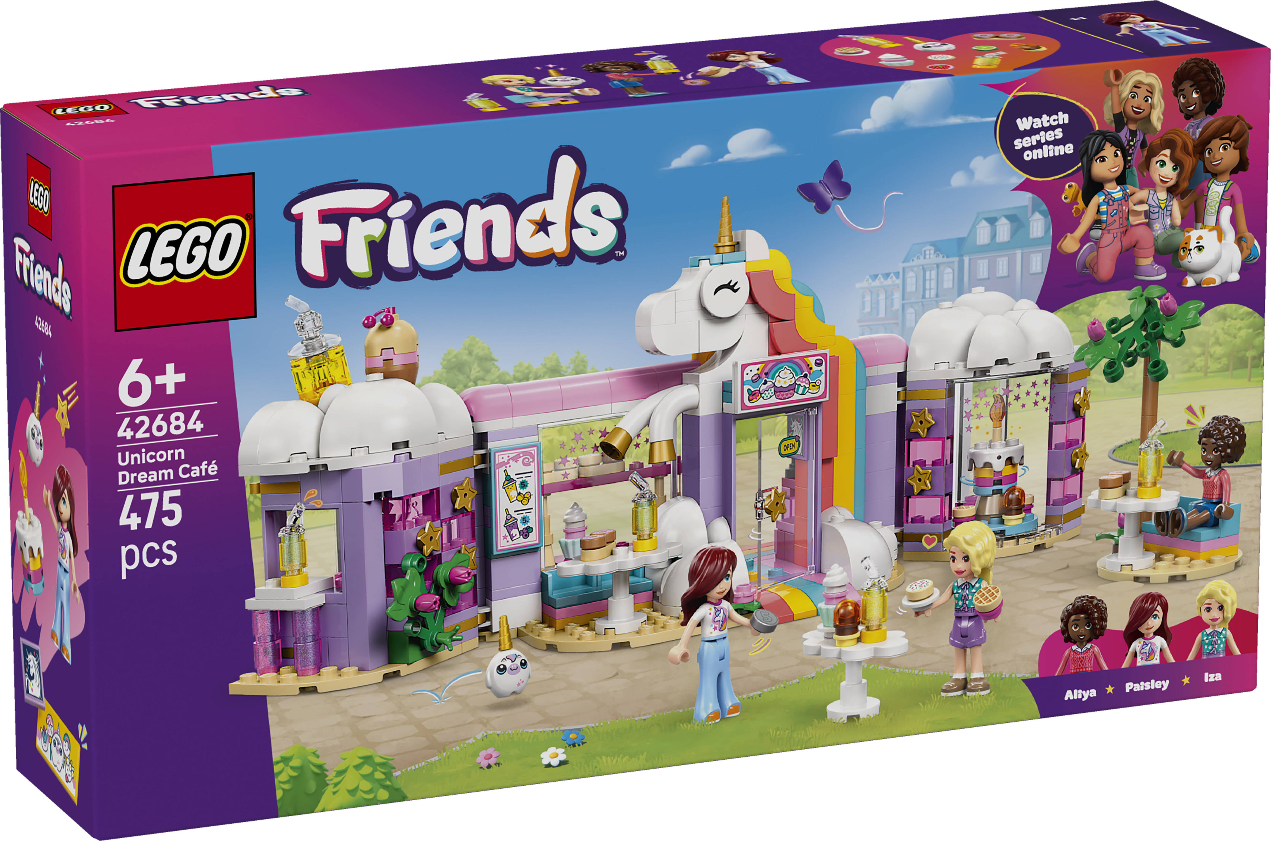 LEGO® Friends Enhörningsdrömkafé Lekset för låtsaslek 42684