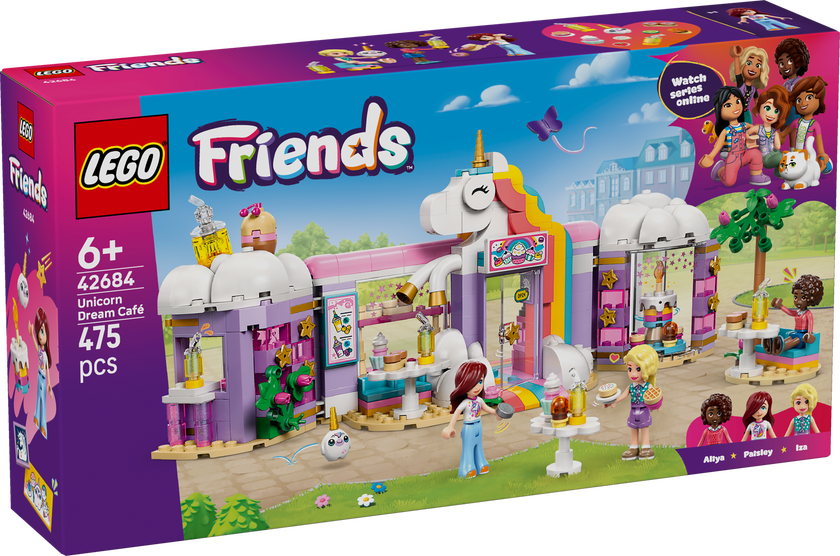LEGO® Friends Enhörningsdrömkafé Lekset för låtsaslek 42684
