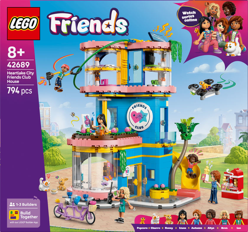 LEGO® Friends Vännernas klubbhus i Heartlake City Leksak 42689
