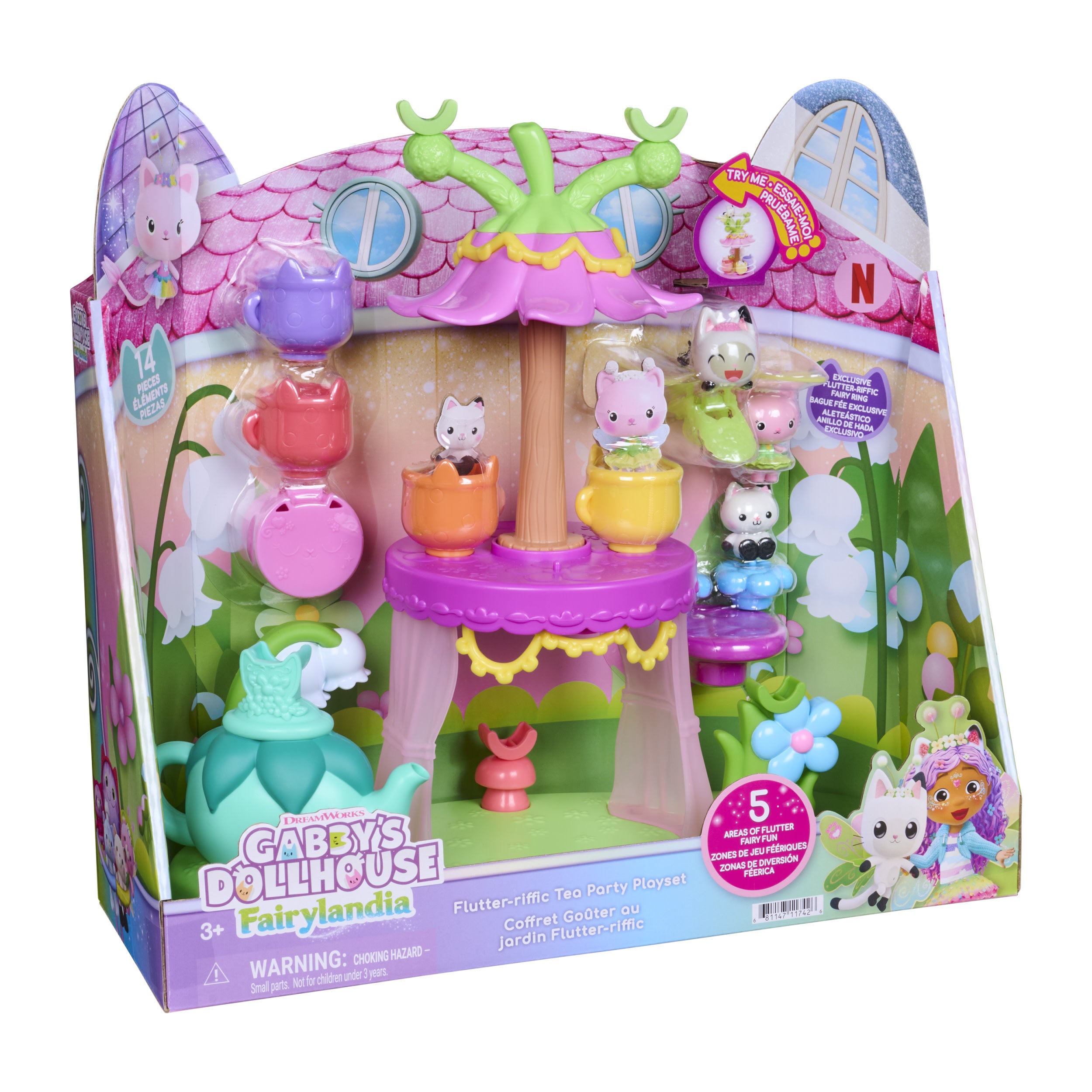 Gabby's Dollhouse Fairylandia Te-party Set 