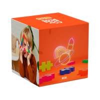 Plus-Plus BIG Neon Mix / 100 pcs