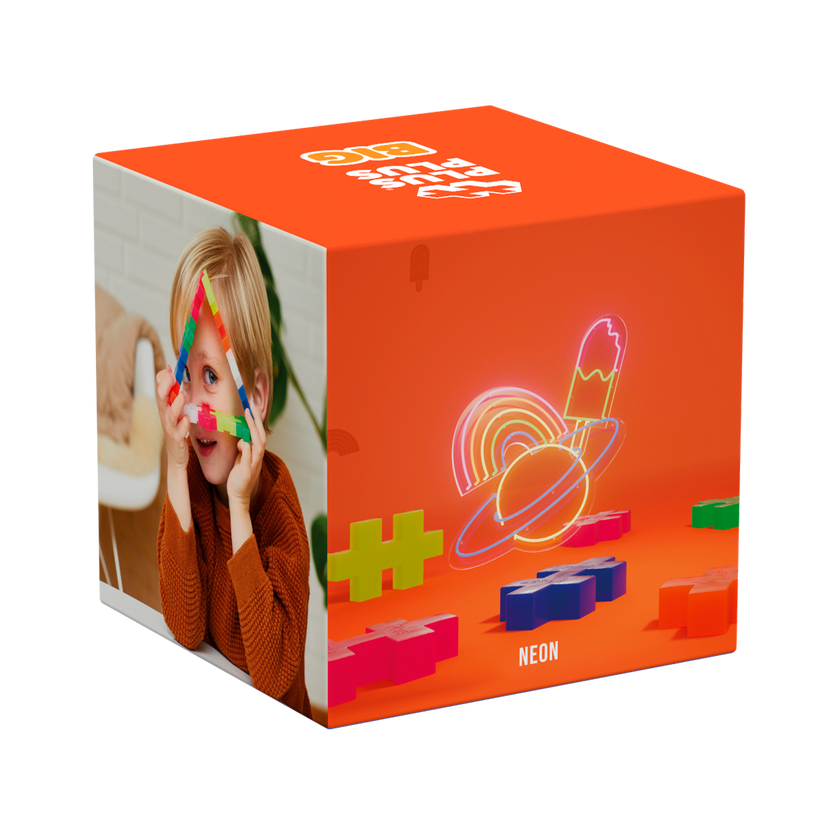 Plus-Plus BIG Neon Mix / 100 pcs