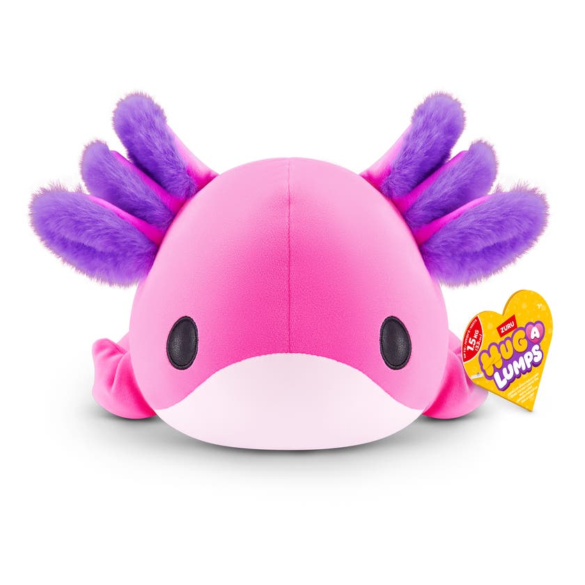 Hug-A-Lumps Axolotl Medium Ally - Viktat Gosedjur