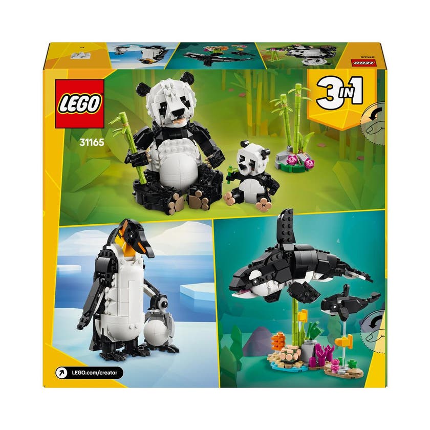 LEGO Creator 31165, Vilda djur: pandafamilj