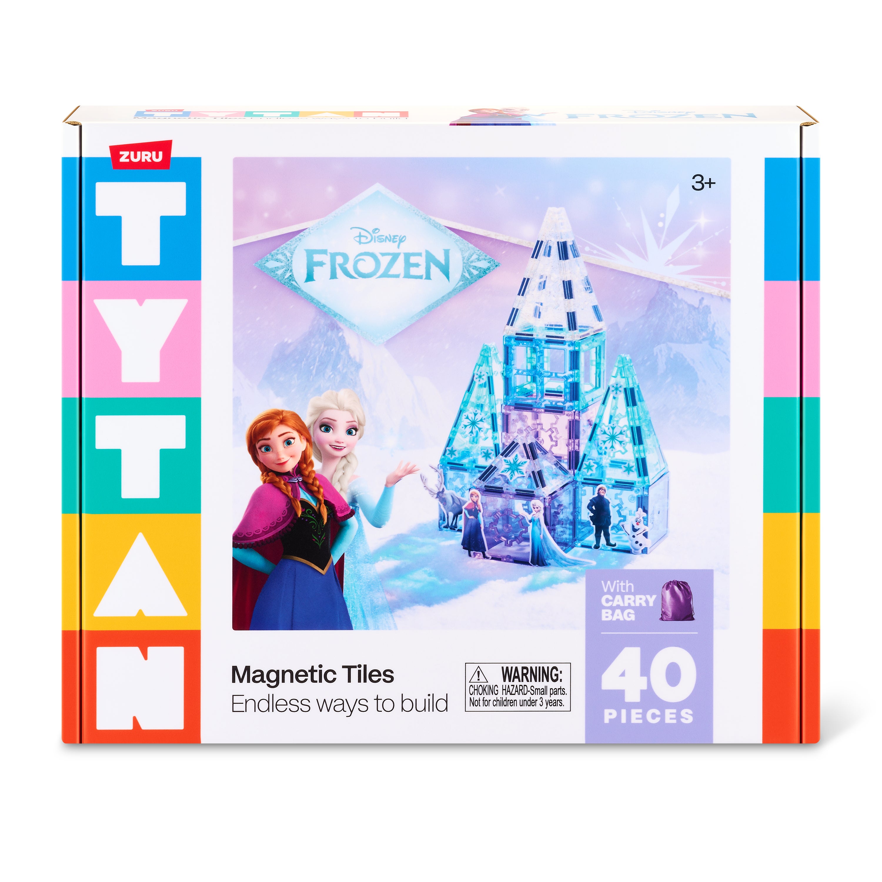 TYTAN Disney Frozen magnetiska byggplattor 40-bitar