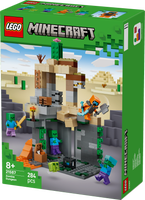 LEGO® Minecraft® Zombiehåla Byggleksak med speltema 21587