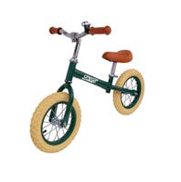 Skills, Balanscykel 12"Grön med Gummihjul