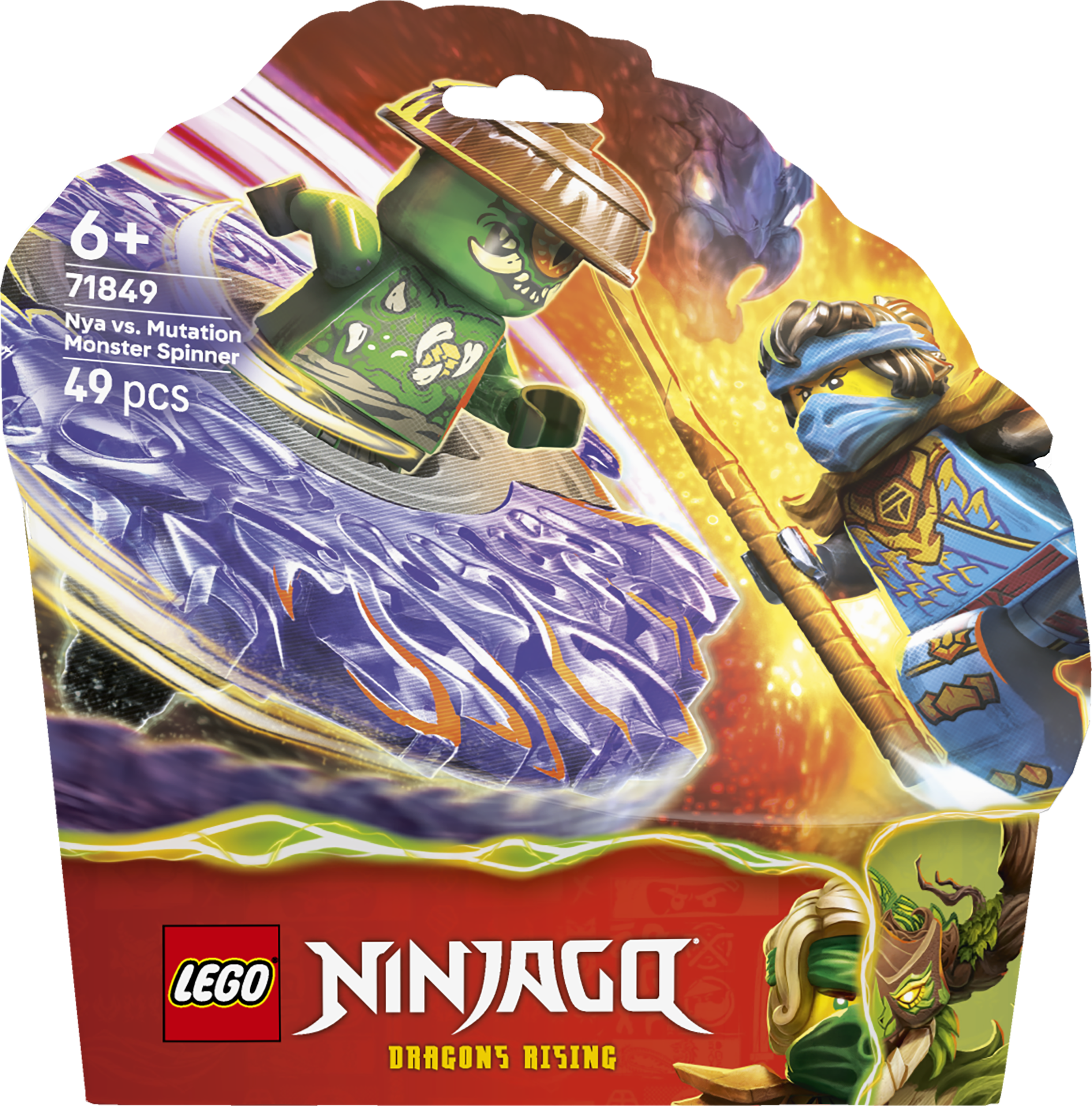 LEGO® NINJAGO® Nya mot spinner med muterat monster Leksak 71849