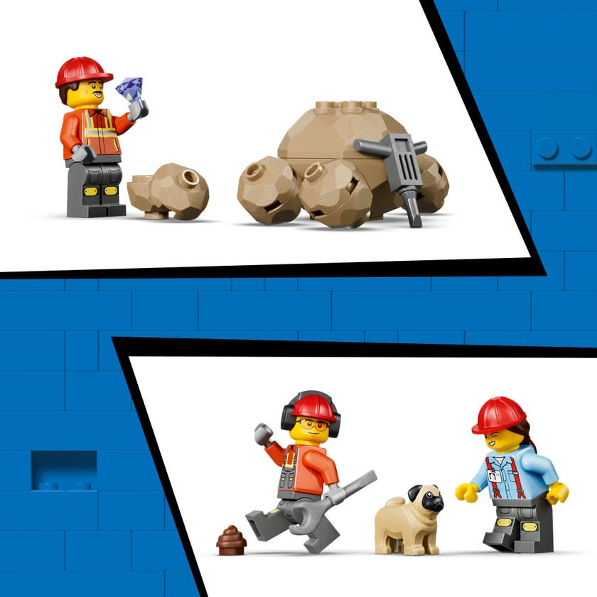 LEGO® City Dumper och frontlastare – Byggleksak 60494