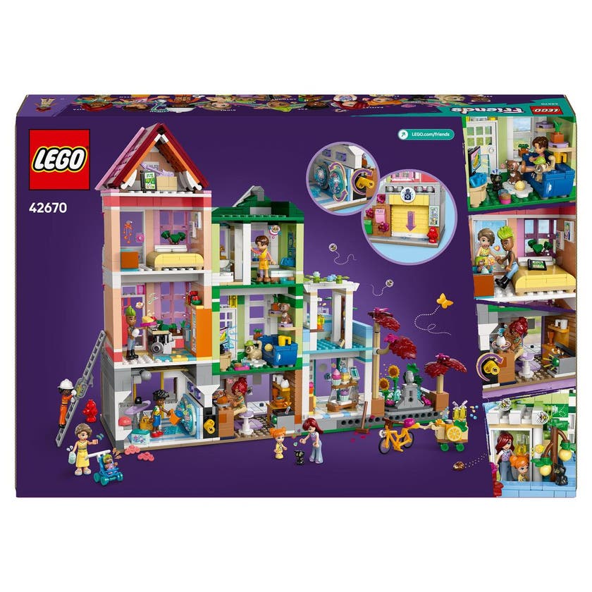 LEGO Friends 42670, Heartlake Citys lägenheter och butiker