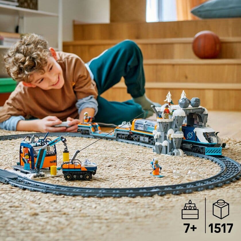 LEGO City 60470, Polarutforskarnas arktiska expresståg