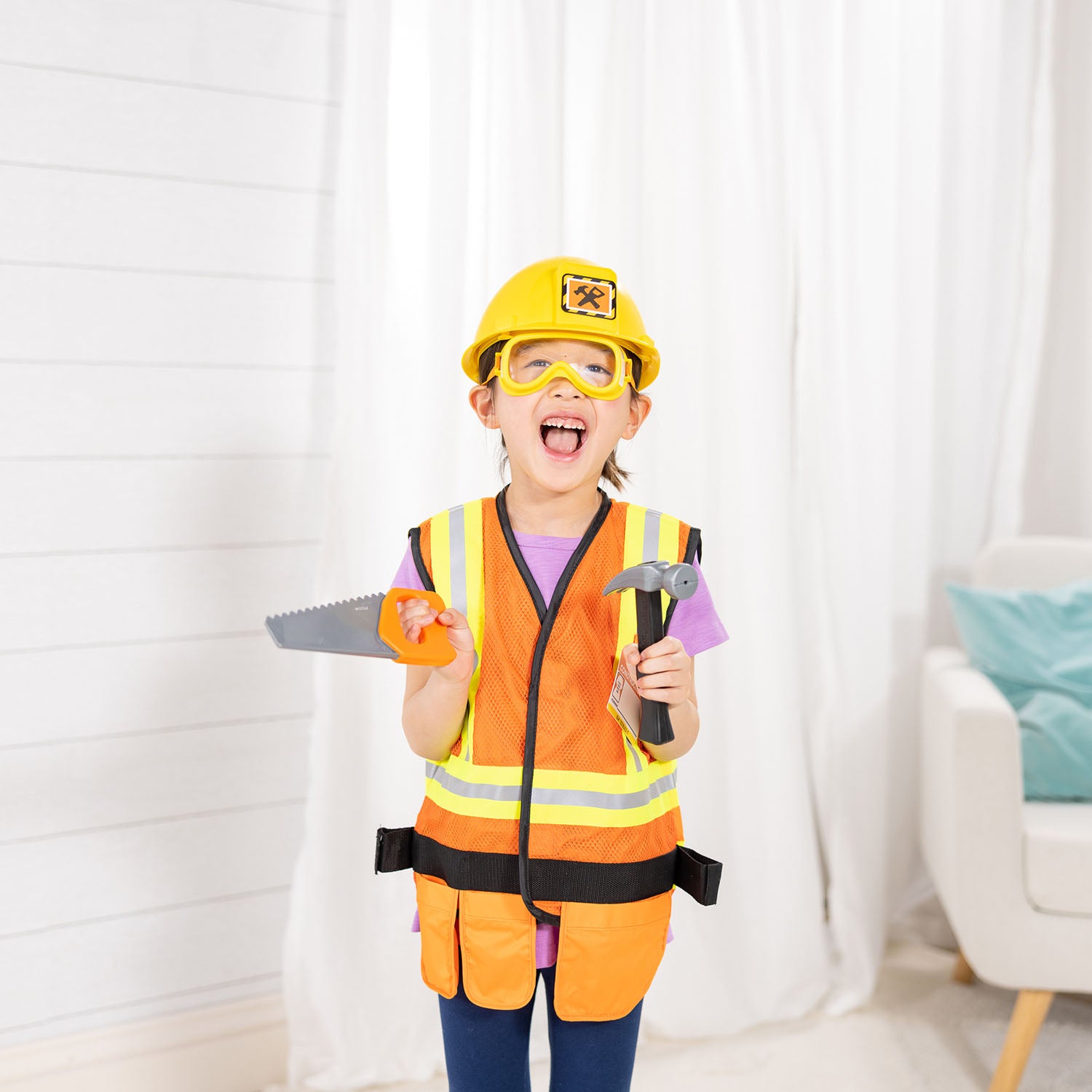 Role Play Costume Set Construction worker