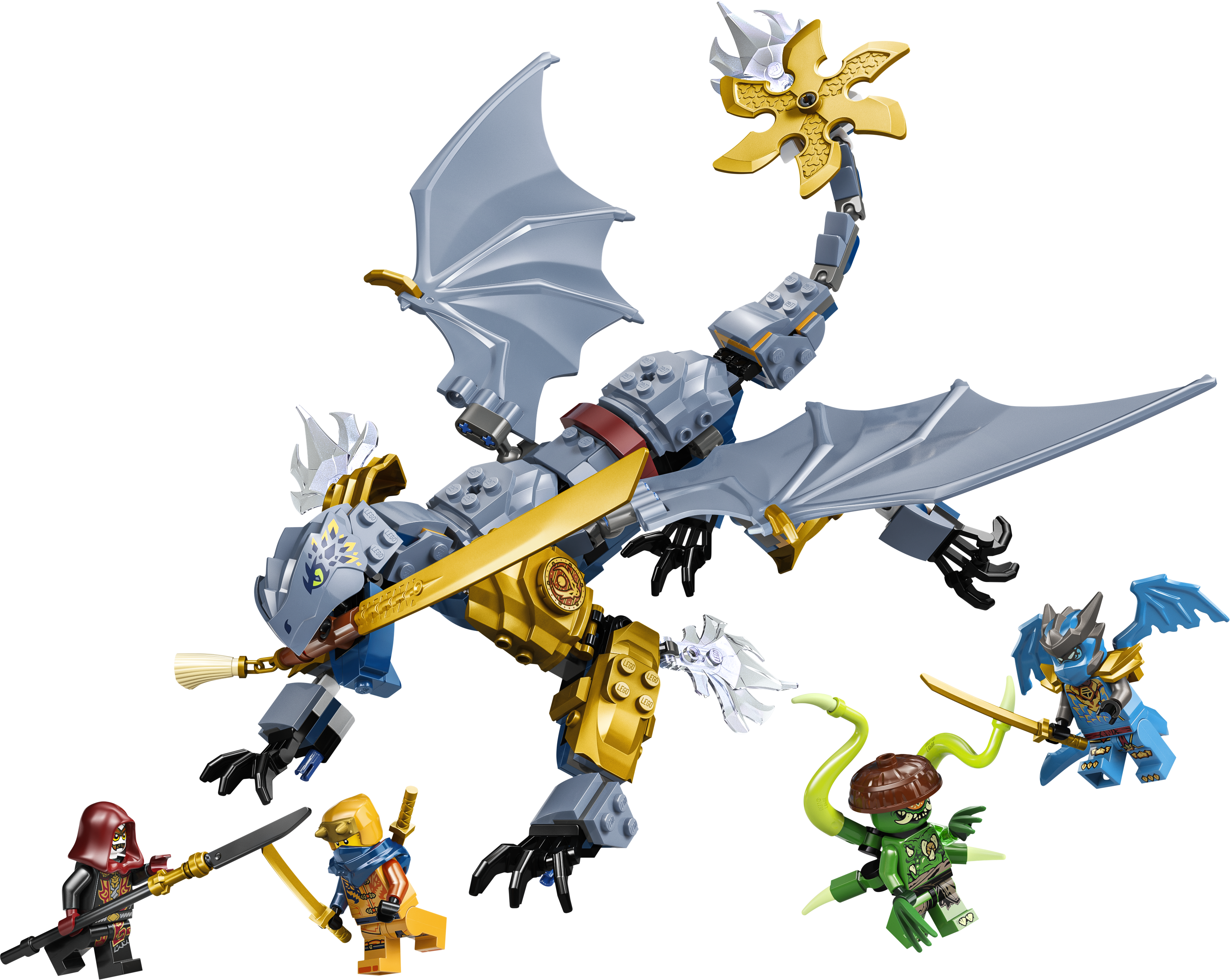 LEGO® NINJAGO® Ninjadraken Riyus strid Ninjaleksaker 71855
