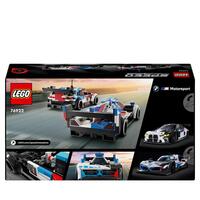 LEGO 76922, BMW M4 GT3 och BMW M Hybrid V8 racerbilar