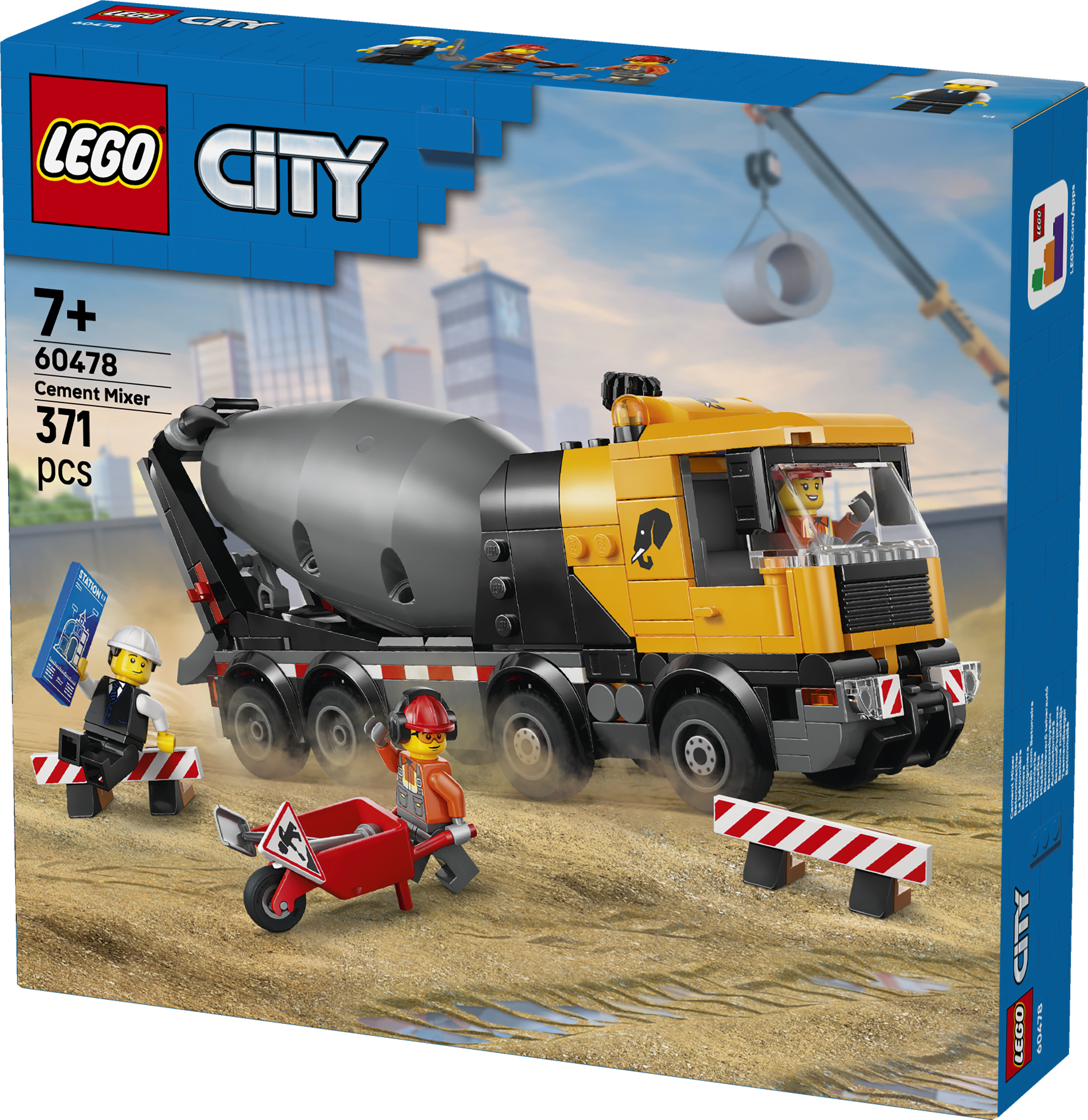 LEGO® City Cementblandare Byggleksak för barn 60478