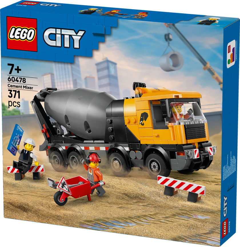 LEGO® City Cementblandare Byggleksak för barn 60478