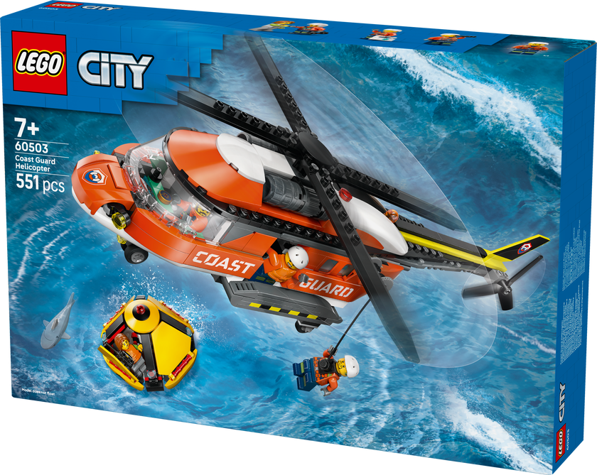 LEGO® City Kustbevakningens helikopter, Bygg- och lekset 60503