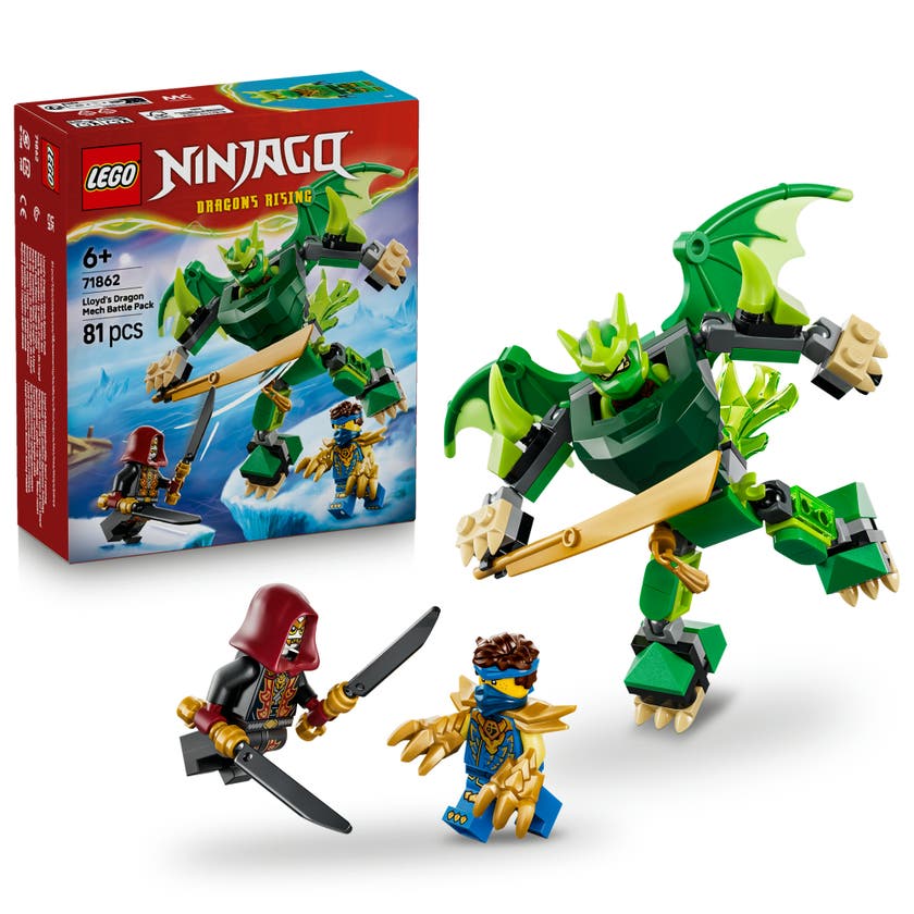 LEGO® NINJAGO® Lloyds robotdrake – stridspaket Leksak 71862