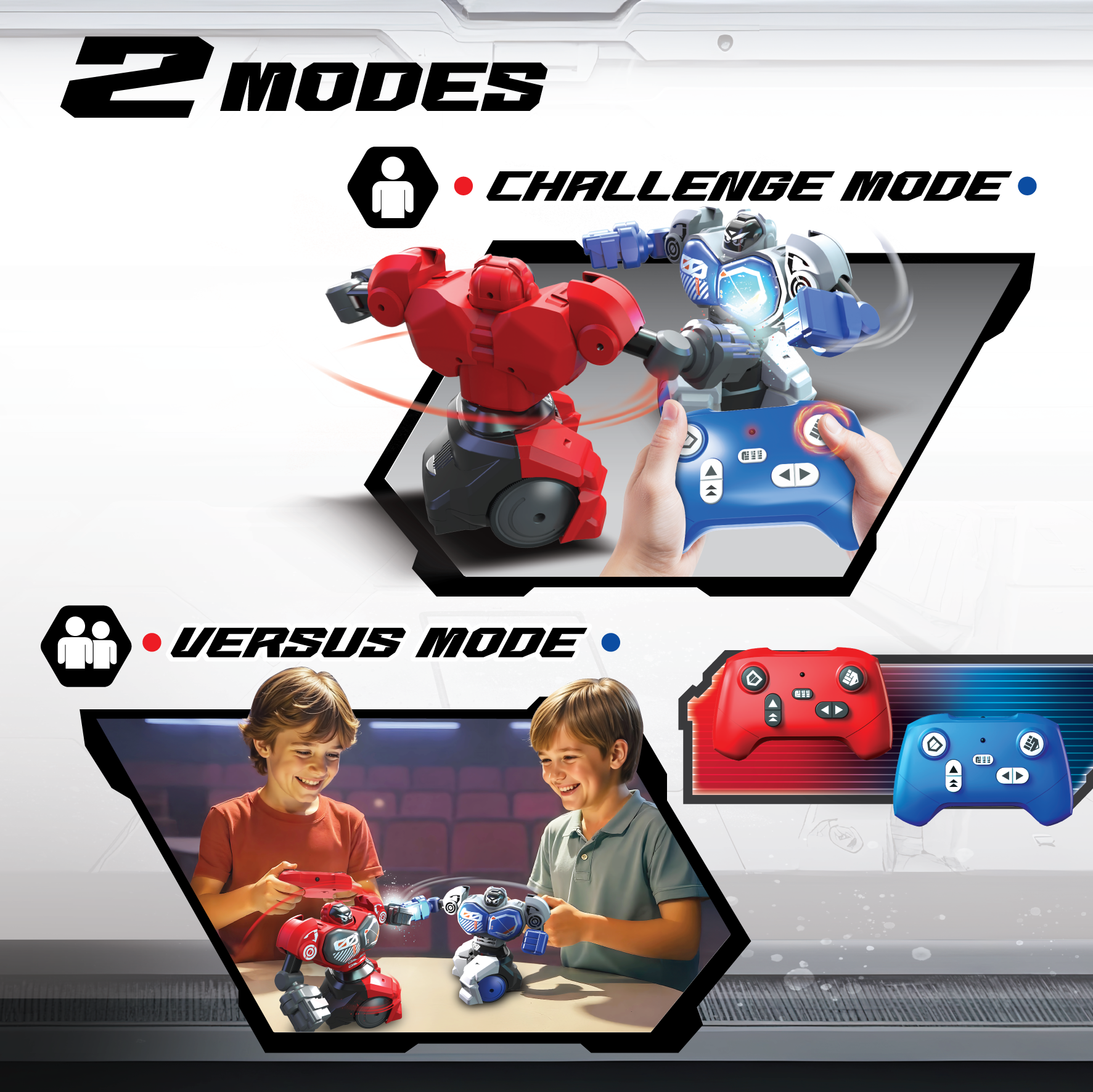 Silverlit Rumble Kombat radiostyrda stridsrobotar