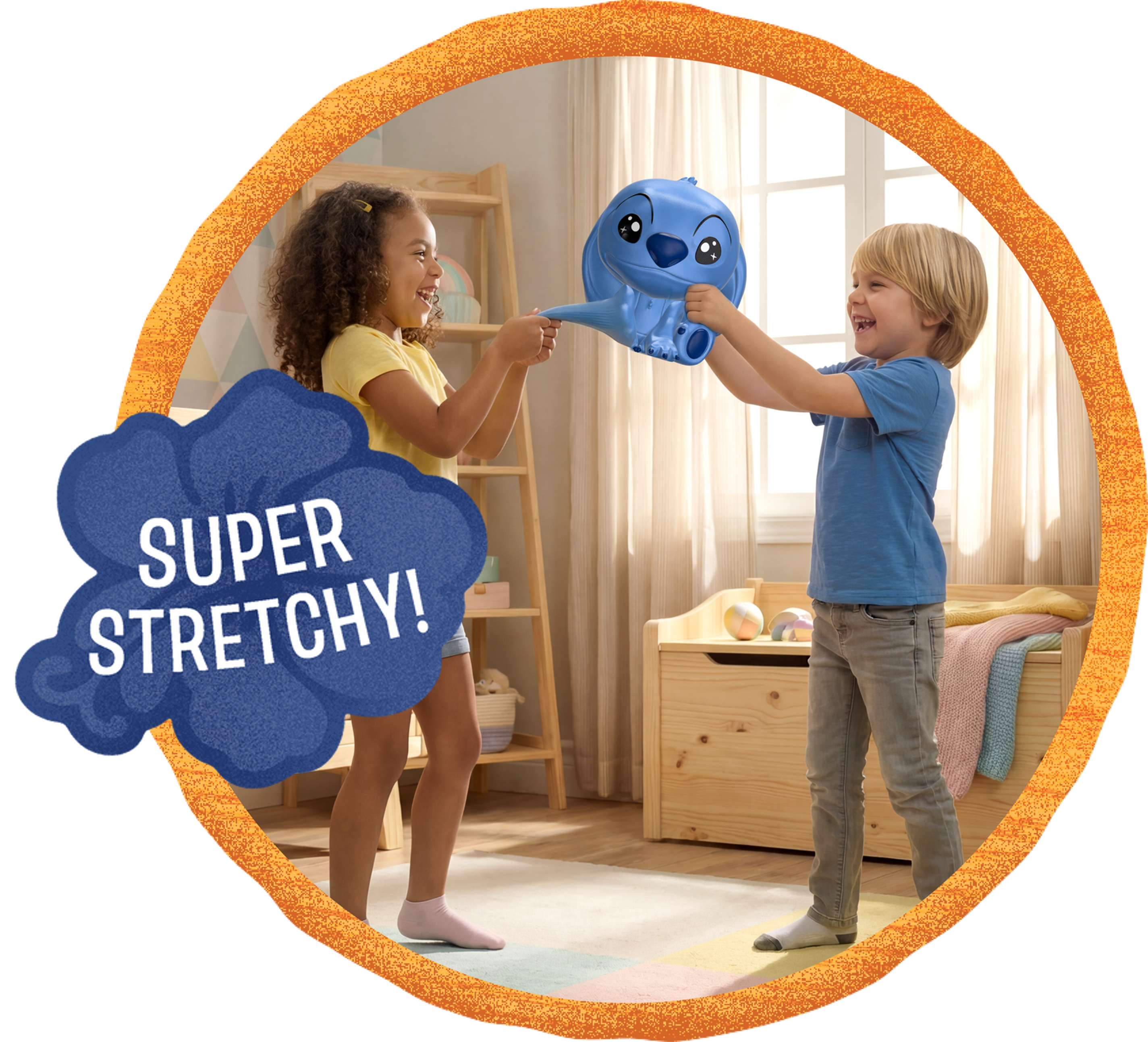 Jumbo Stretchy Stitch Figur Leksak