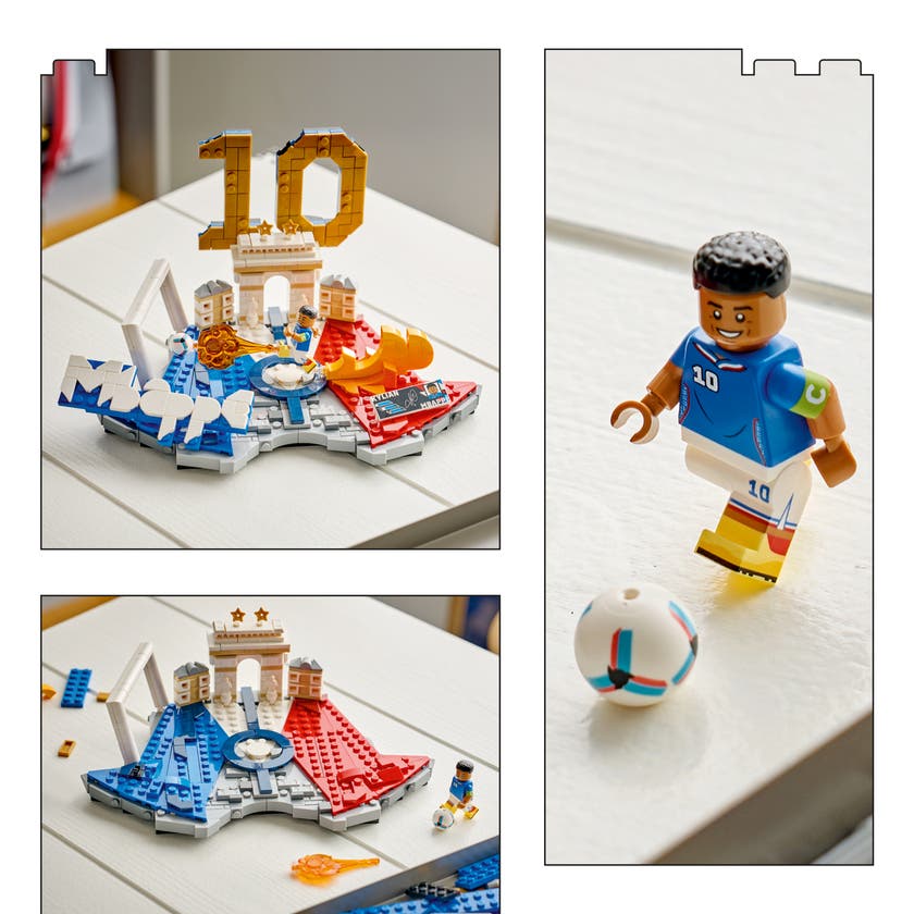 LEGO® Editions Kylian Mbappé fotbollshöjdpunkter 43013
