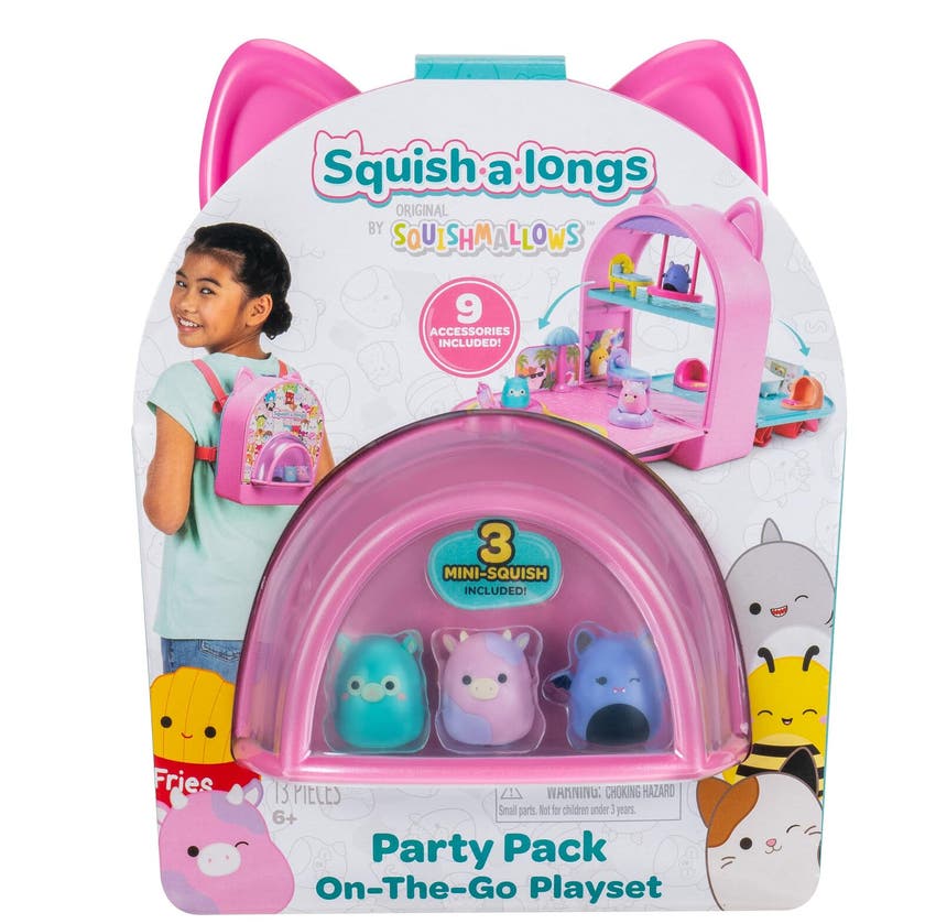 Squishalongs 2,5 Cm On The Go Party Pack