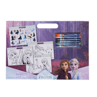 FROZEN, Konstnärsblock med kritor och stickers