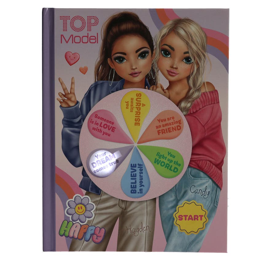 TOPModel Humörmålarbok m. ljus & ljud, ENG
