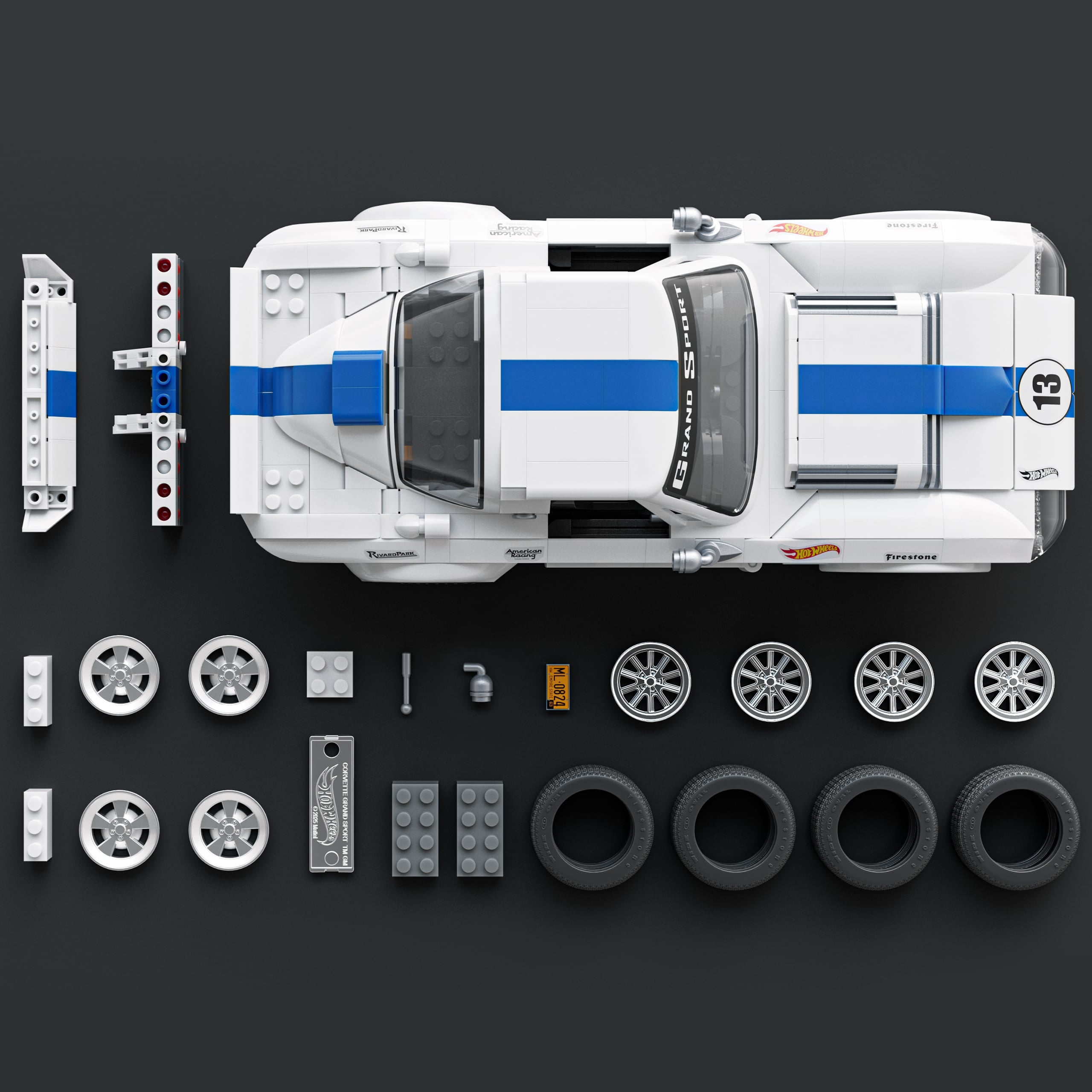 Mattel Brick Shop Elite Series Corvette