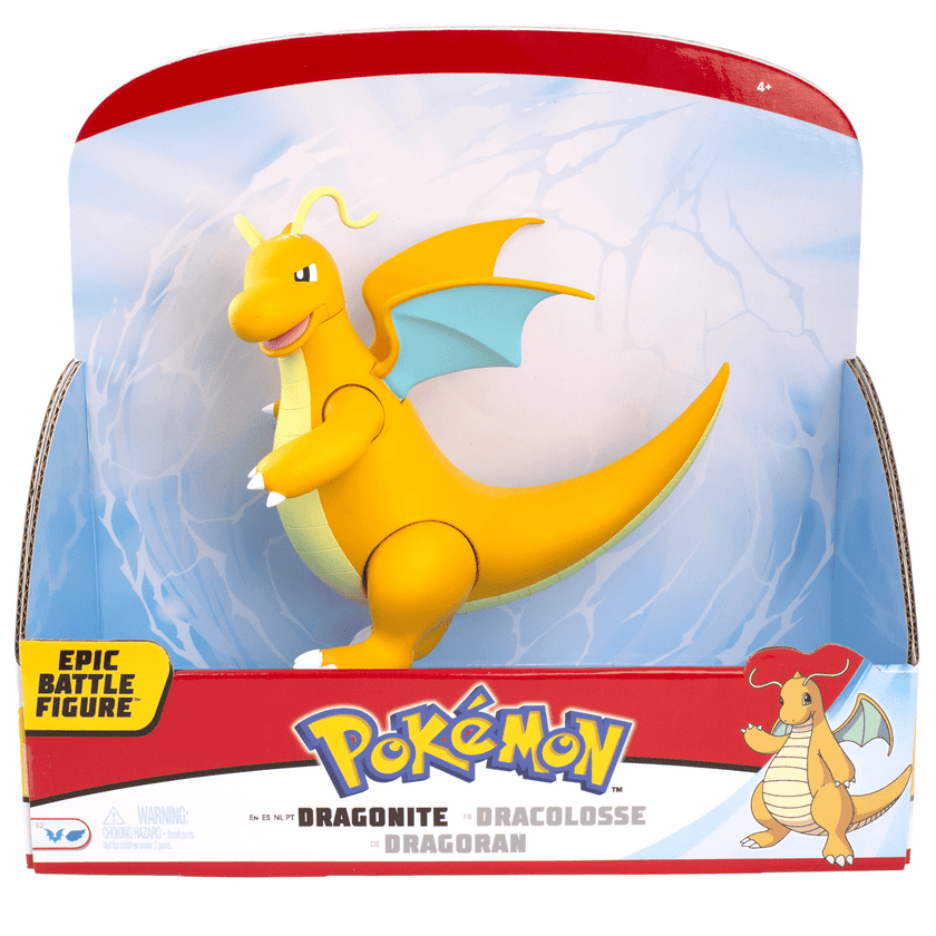 Pokemon, Epic Battle Figure Dragonite 30cm