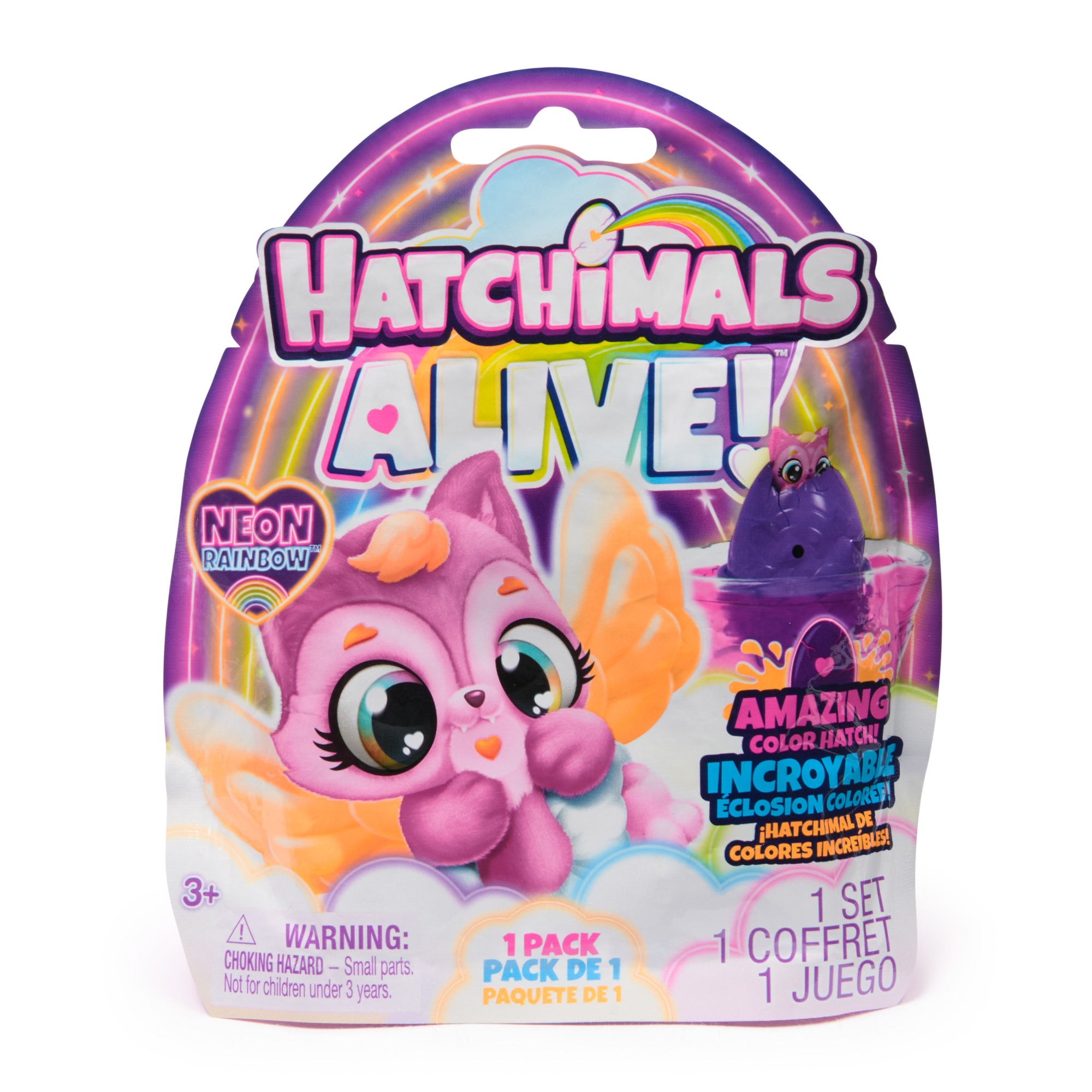 Hatchimals Alive Neon Rainbow 1 Pack