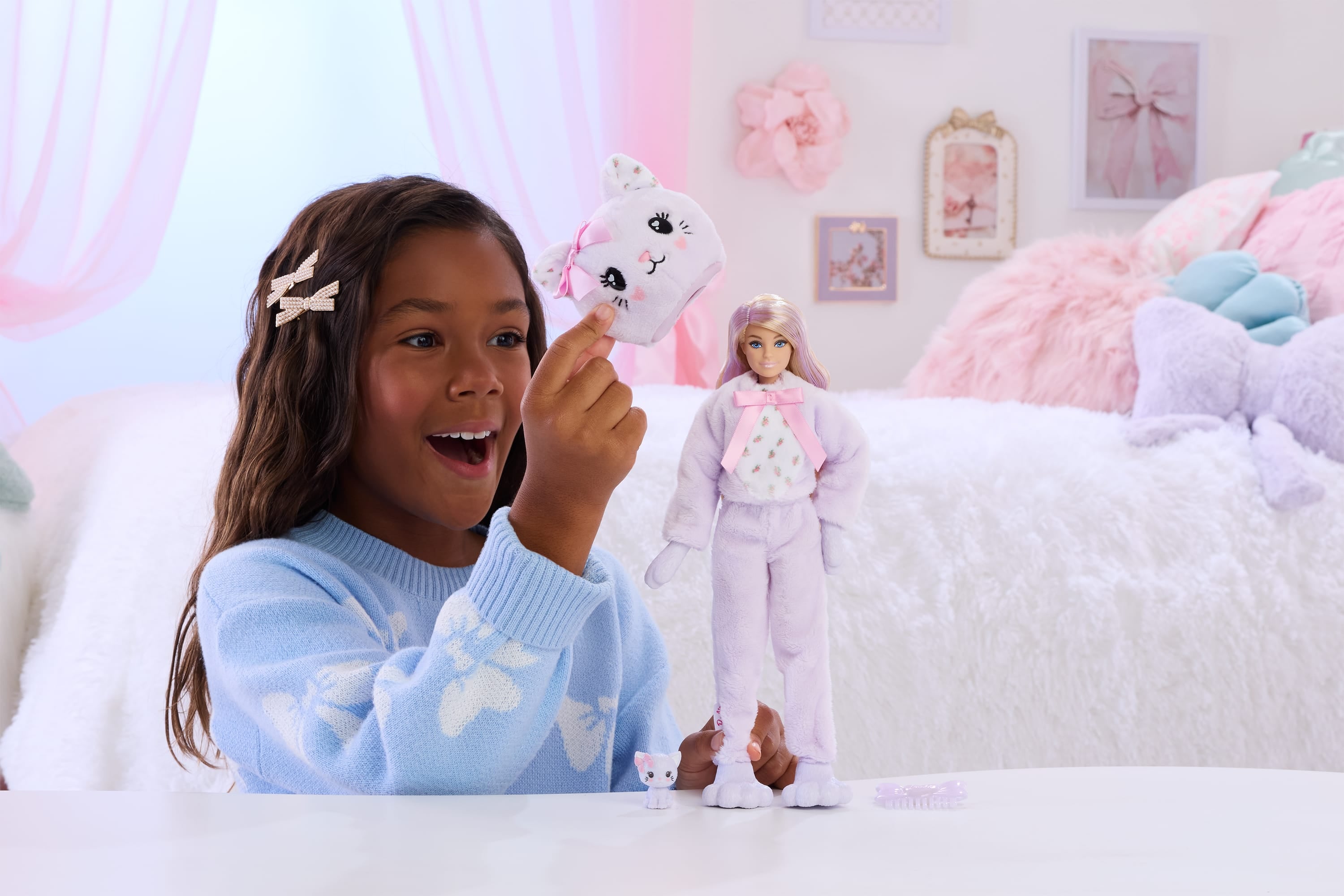 Barbie Cutie Reveal Cuddly – Kattunge med 10 överraskningar