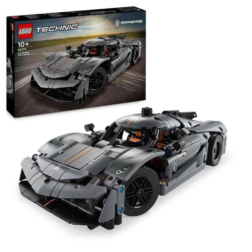 LEGO Technic 42173, Koenigsegg Jesko Absolut grå hyperbil