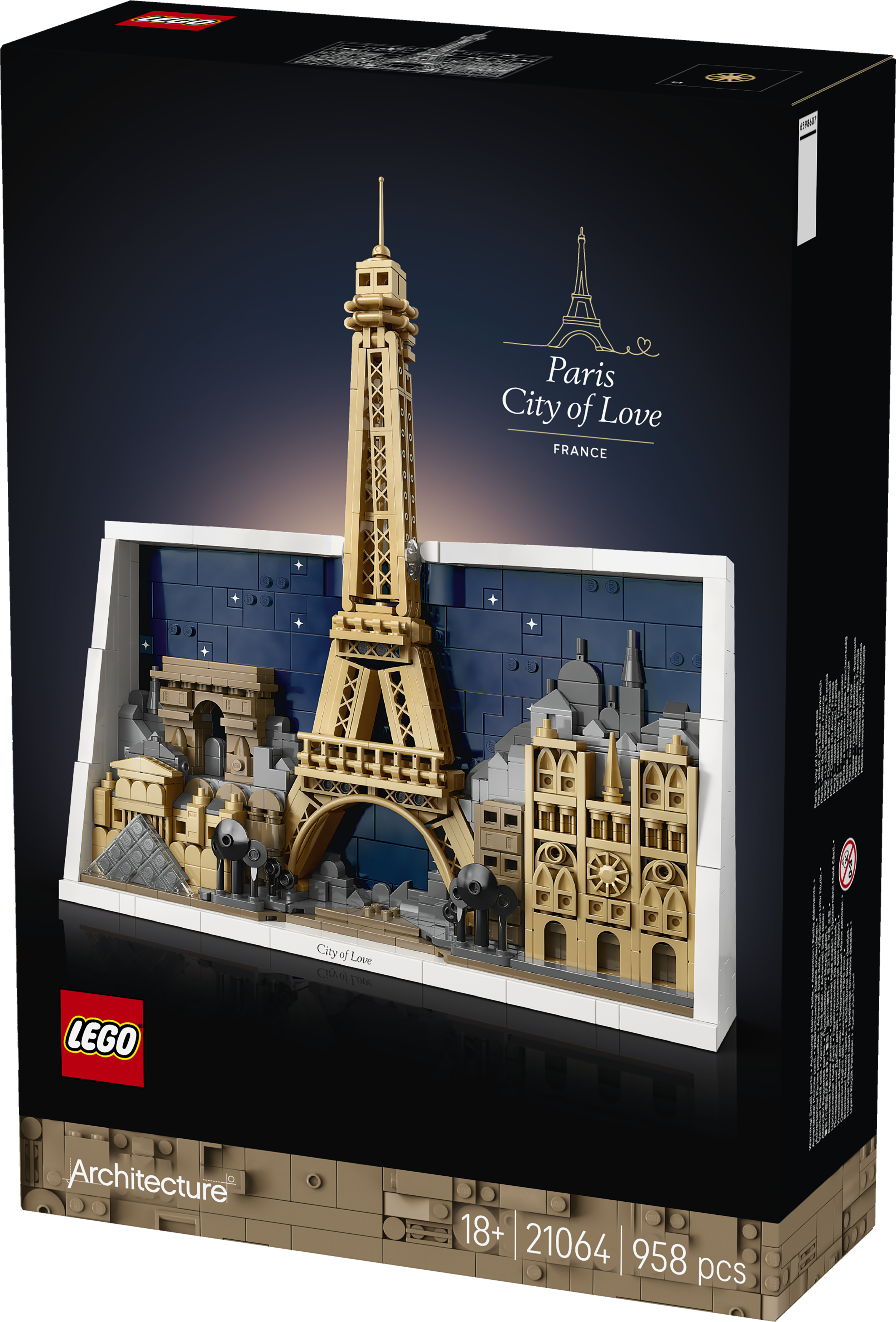 LEGO® Architecture Paris – kärlekens stad Byggset 21064