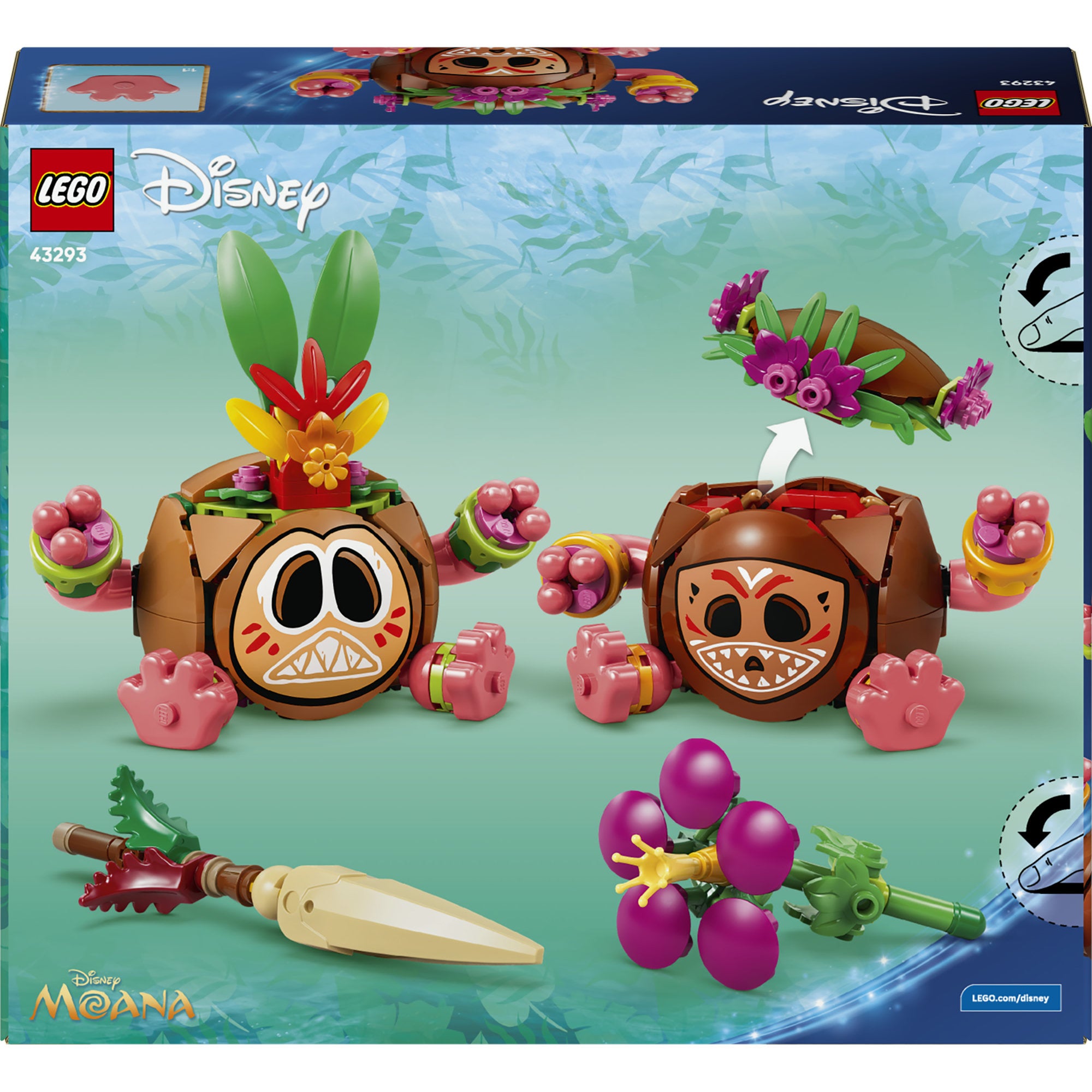 LEGO® │ Disney Vaiana Kakamora Byggleksak och prydnad 43293