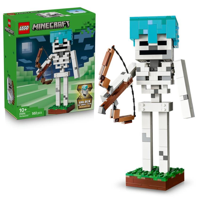 LEGO® Minecraft® Skelettet Leksak med spelprydnad 21594