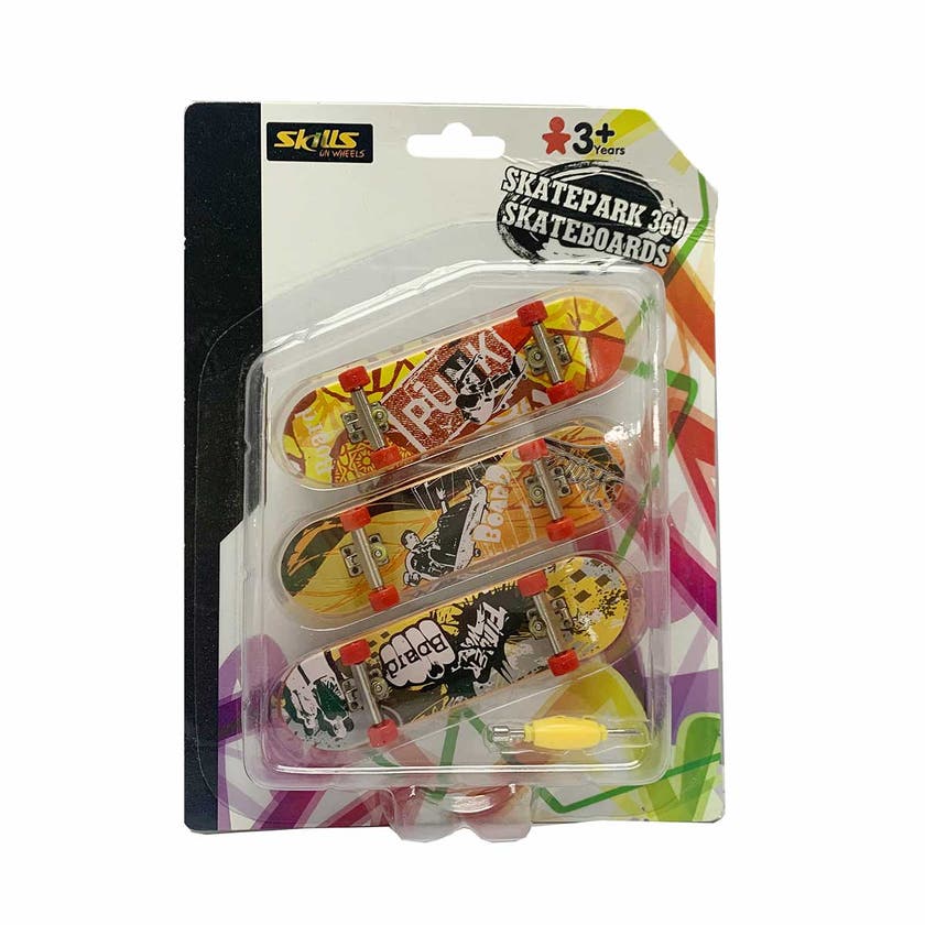 Skills, Finger skateboard 3 pack