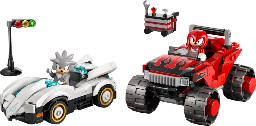 LEGO® Sonic the Hedgehog™ Silvers bil mot Knuckles monstertruck 77118