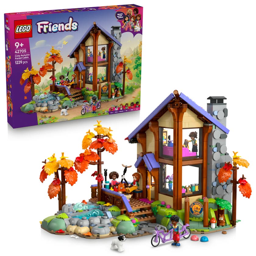 LEGO® Friends Mysig stuga i höstskogen Byggleksak 42705
