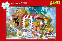 Bamse Julpussel 100 delar