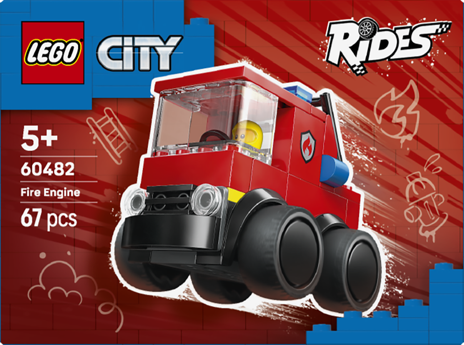 LEGO® City Fordon – brandbil Bygg- och lekset 60482